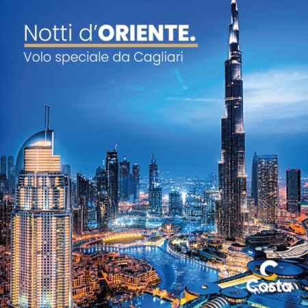 Costa Crociere Emirati Arabi volo da Cagliari Crociere